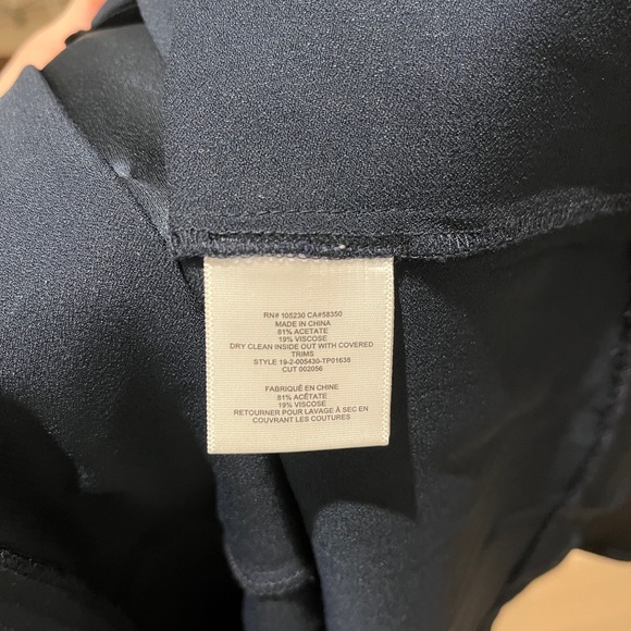 Navy Blue Blouse - Picture 3 of 3